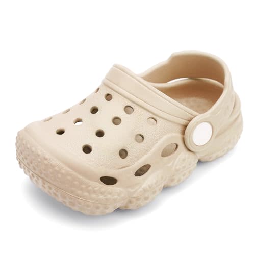 INMINPIN Baby Clogs Garden Shoes Newborn Infant Lightweight Breathable Beach Pool Sandals Non-Slip Baby Boys Girls Water Shower Summer Shoes Splay Naturally