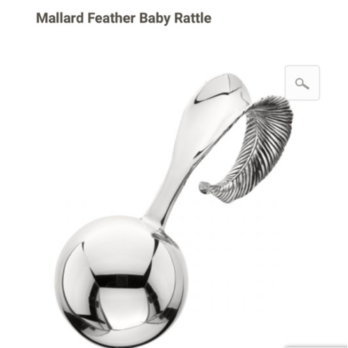 Mallard Feather Baby Rattle | Grainger McKoy