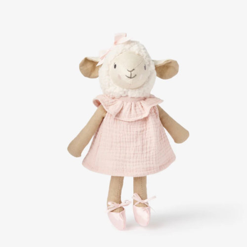 10" Lucy the Lamb Linen Toy Boxed – Elegant Baby