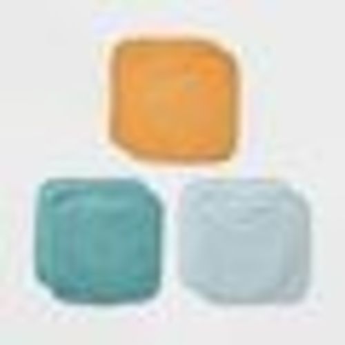 Baby 6pk Washcloth Set - Cloud Island™ Bronze: Extra Lightweight French Terry, Cotton-Polyester Blend, Machine Washable