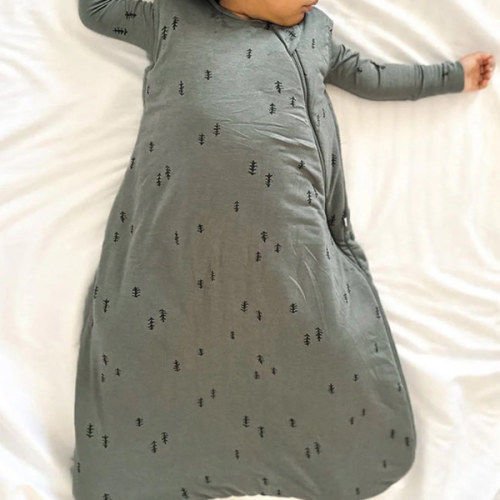 Forest Sage Green 1.0 TOG Bamboo Viscose Sleep Sack | günamüna (9-18 mos)