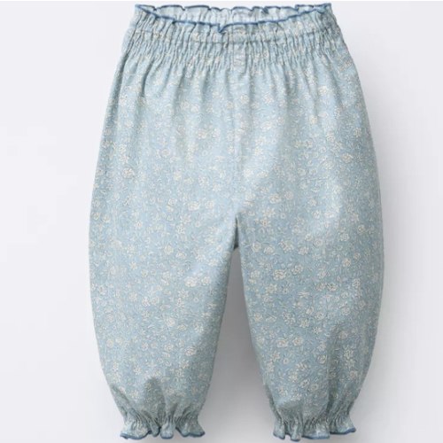 FLORAL PRINT PANTS - Light blue | ZARA United States