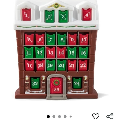 Amazon.com: Step2 My First Advent Calendar, Kids Interactive Christmas Toy, Includes 25 Toy Refillable Bins, Hide Surprises for Holiday Excitement, Made of Durable Plastic, for Toddlers 1.5+ Years Old : Home & Kitchen