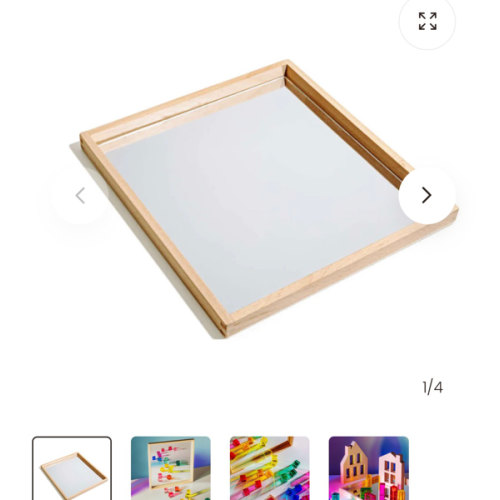 Mirror Tray for building blocks