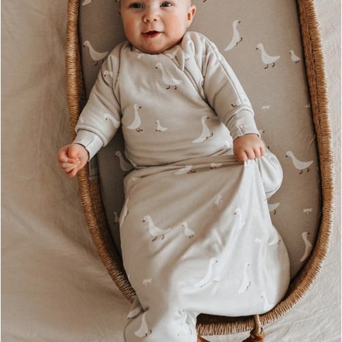 Long Sleeve Transitional Swaddle Sack - Goose / 1.0 TOG