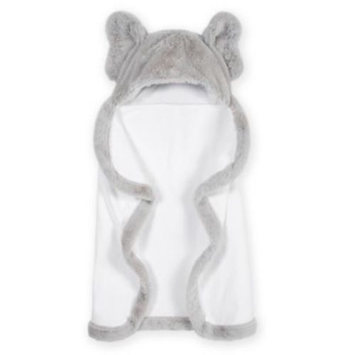 Just Born® Elephant Hooded Towel in Grey - GREY - HOODED TOWEL