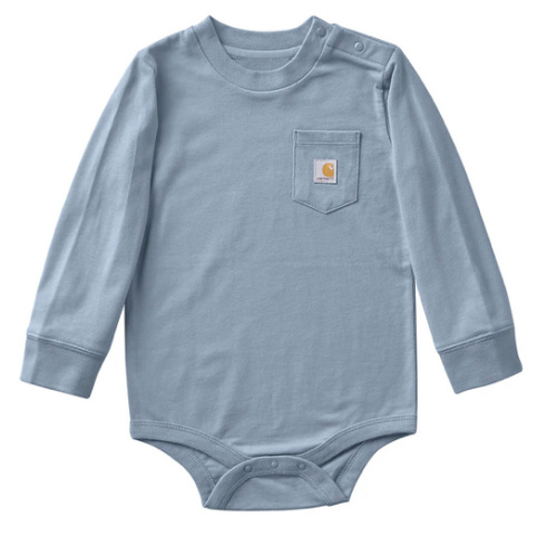 Kids' Long Sleeve Pocket Bodysuit (Baby) | Carhartt