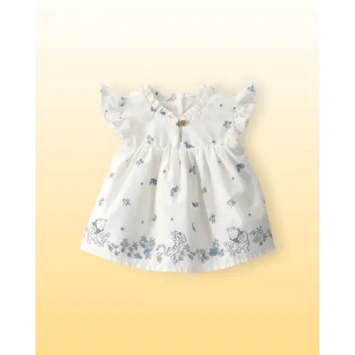 Baby Girl Disney© Winnie the Pooh Ruffle-Sleeve Floral Top - White - OshKosh B'gosh | Carter's