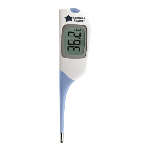 Tommee Tippee FlexiPen Thermometer for Underarm or Under Tongue, Fast and Accurate 8 Second Readings, Flexible Tip and Memory Function, 0m+