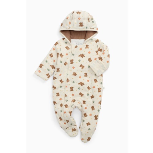 Teddy Bear Pramsuit, Newborn