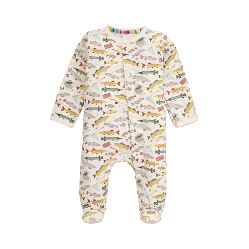 Magnetic Me Boys Modal Magnetic Baby Footie Pajamas | Silky Soft Modal Fabric | Baby Sleepers Available in Sizes PRE - 24M
