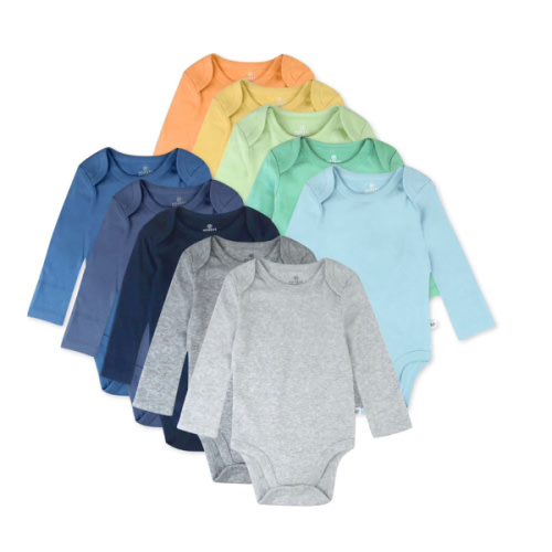 10-Pack Organic Cotton Long Sleeve Bodysuits | Honest Baby Clothing