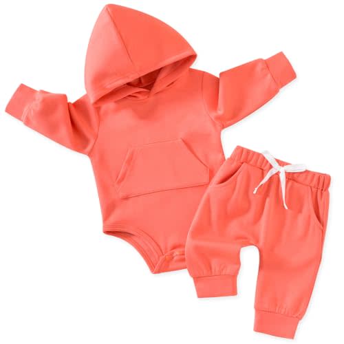 Aalizzwell Infant Baby Winter Hoodie Outfit