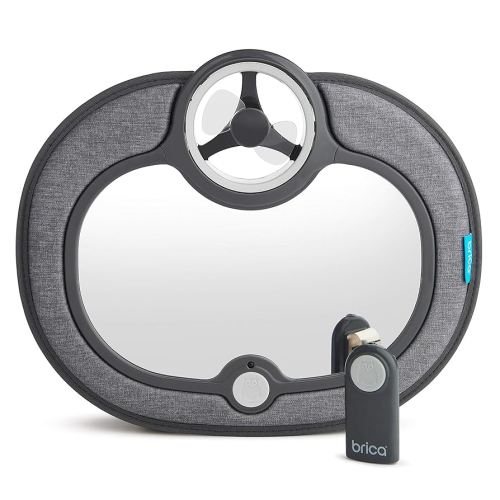 Munchkin® Brica® Breeze Baby in-Sight® Fan Car Mirror, Grey