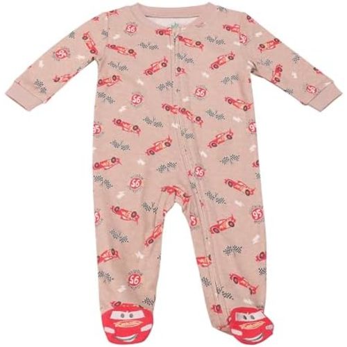 Magic Threadz Disney Clothes Baby Boys Quilted Footed Coveralls – Toy Story, Cars, Winnie the Pooh & Spiderman Infant (0/9M)