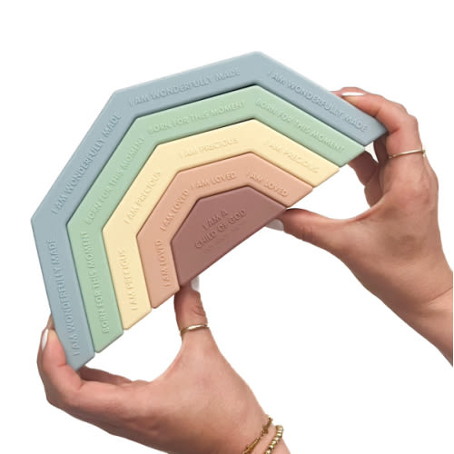 Noah's Rainbow Silicone Toy – OUR HOUSE ABOVE