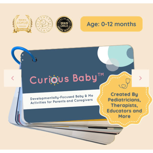 Infant Learning Cards - Curious Baby™ Activity Cards – Curious Baby Cards