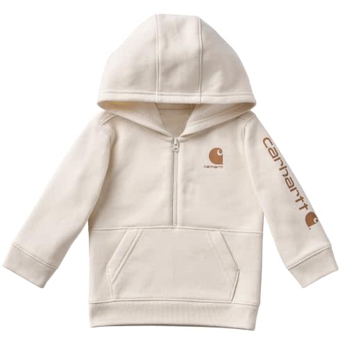 Carhartt Kid's CA6873 Half-Zip Logo Sweatshirt - Boys