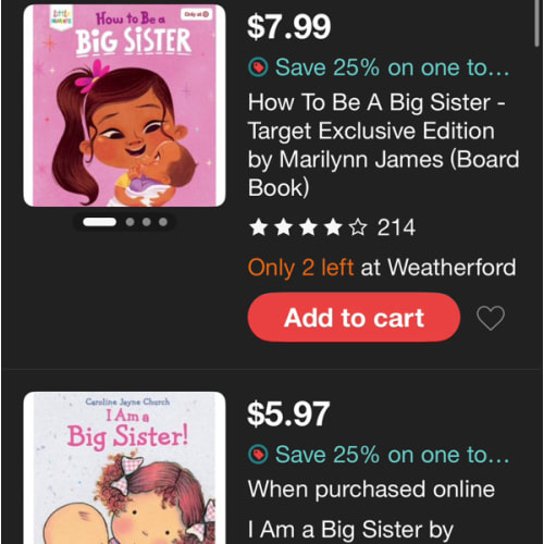 Big Sister Toddler Books | Board Books & Picture Books