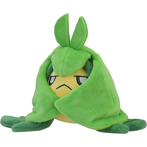 Pokemon Center: Sitting Cuties: Swadloon Plush # 541 - Generation 5-6 in
