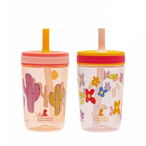 Kids Leakproof Tumbler Set - St. Jude Floral Cactus, 15 oz. – zak.com