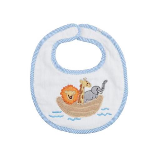 Noah's Ark Applique Terry Bib
