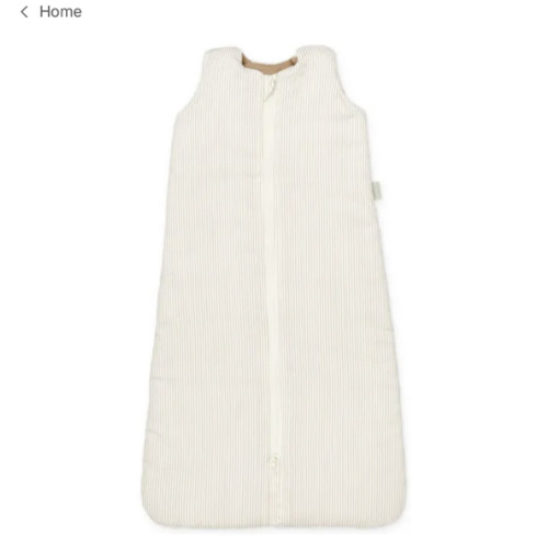 Striped sleeping bag | Camel