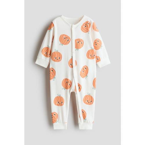 PATTERNED PAJAMA JUMPSUIT