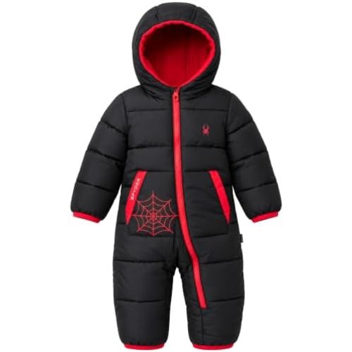 Spyder Toddler Snow Suit - Fleece Lined Baby Snowsuit, Fold-Over Cuffs
