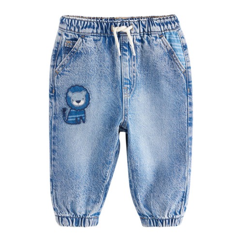 Kids' Laser Stripe Lion Jeans, 1.5-2Y