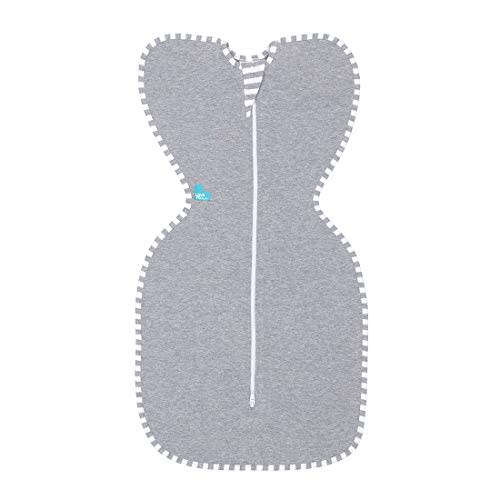 Love To Dream Swaddle UP, Gray, Medium, 13-19 lbs, Dramatically Better Sleep, Allow Baby to Sleep in Their Preferred arms up Position for self-Soothing, snug fit Calms Startle Reflex