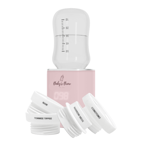 Pink 3.0 Portable Bottle Warmer Adapter Set (Warmer + Four Adapters) – The Baby's Brew