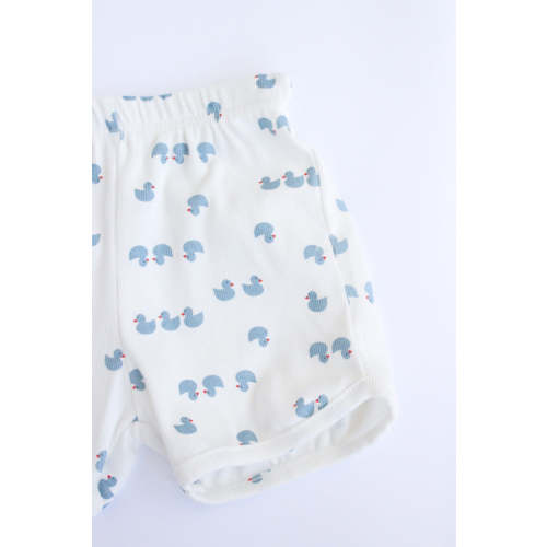 soft ribbed cotton duck pond shorts – The August People