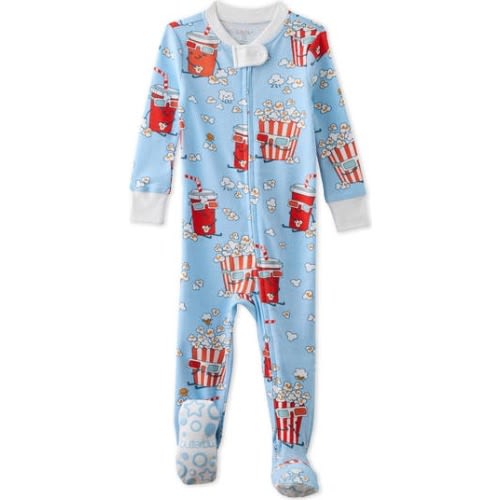 Cruz One-Piece Organic Cotton Footie Pajamas