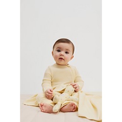 Lemon Organically Grown Cotton Waffle Jumpsuit - Jumpsuits & Bodysuits | Country Road
