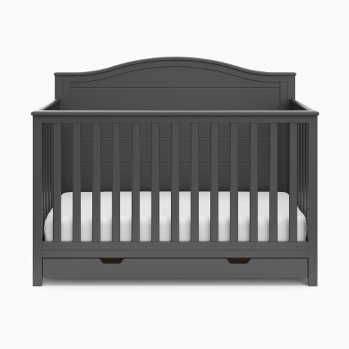 Storkcraft Moss 4-in-1 Convertible Crib with Drawer - Gray