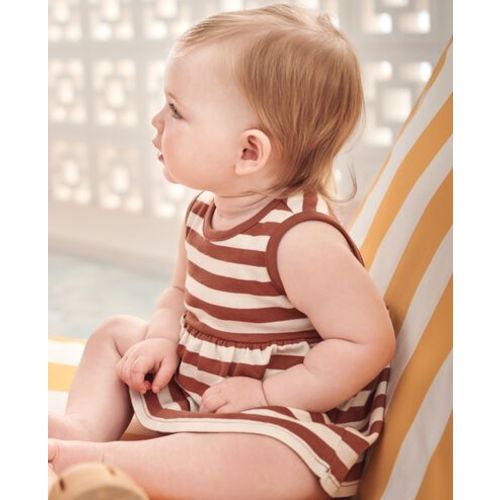 Baby Sleeveless Skirted Bodysuit