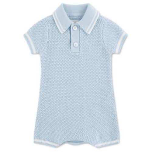Birch Cream 9 months Baby Boys' Swolo Short-Sleeve Romper