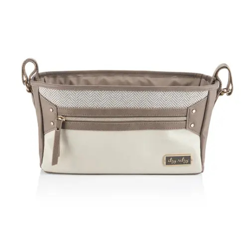 Stroller Caddy - Handy Stroller Storage - Vanilla Latte