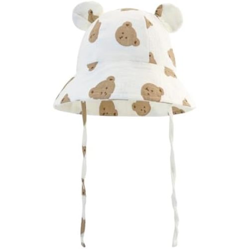 Baby Sun Hat Girls UPF 50+ Beach Kids Hats Boys Wide Brim Cute Toddler Bucket Hat Floppy Infant Sun Hats