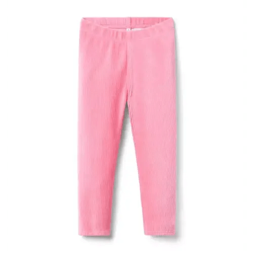 Girl Blooming Pink Corduroy Velour Legging by Janie and Jack
