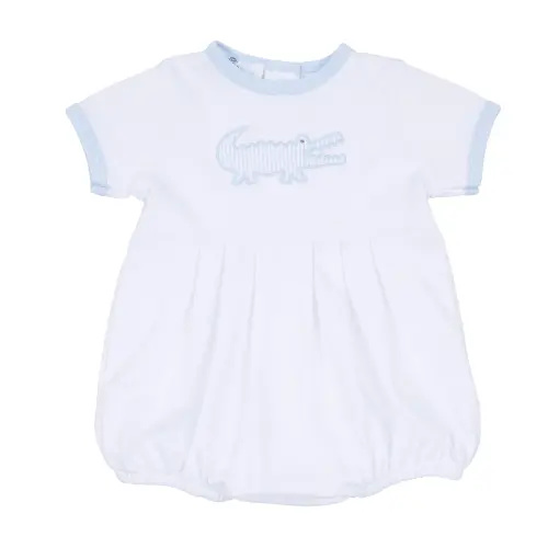 Gator Applique Bubble - Light Blue