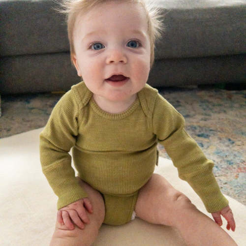 ManyMonths Baby/Toddler BodyShirt in Merino Wool – Danish Woolen Delight