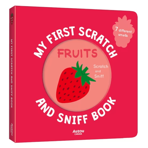 My First Scratch And Sniff Book Fruits: 7 Different Smells! (Board Book) | Indigo