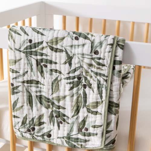 Quilt in 3-Layer GOTS Certified Organic Muslin Cotton