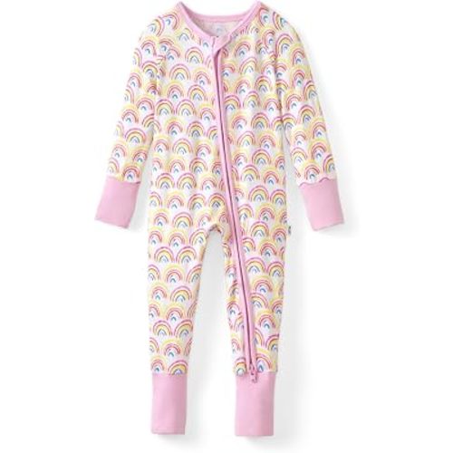 Little Sleepies Pajamas for Baby Boys & Girls, Viscose from Bamboo Baby Pajamas, Sleepers, 2-Way Zipper PJs