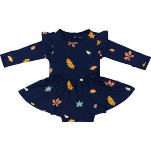 Foliage Long Sleeve Skirted Bodysuit