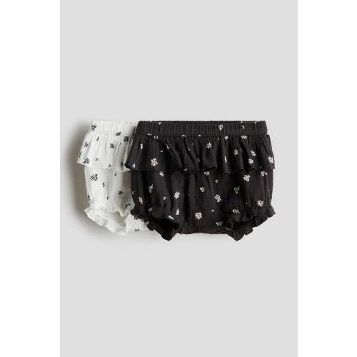 2-PACK COTTON MUSLIN BLOOMERS