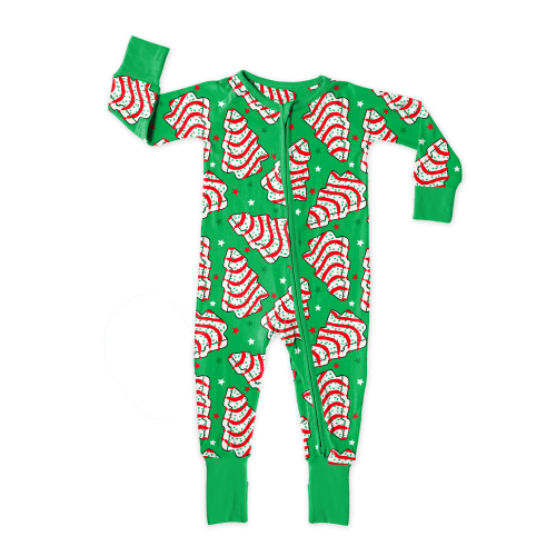 Christmas Cakes Zipper Sleeper **PreOrder** – Six Southern Babes