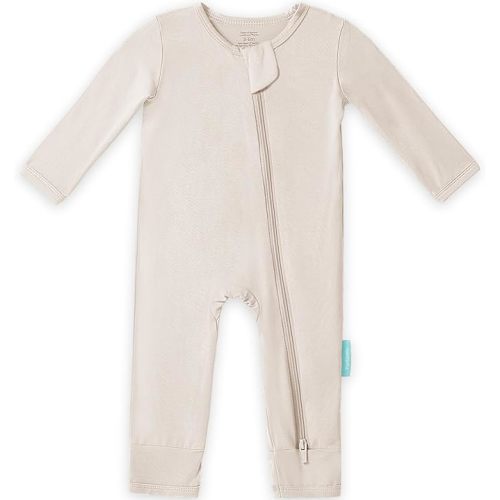 PurComfy Baby Long Sleeve Romper Jumpsuit, Premium Soft Rayon One Piece Pajamas Boy Girl 2-Way Zipper Coverall Sleeper